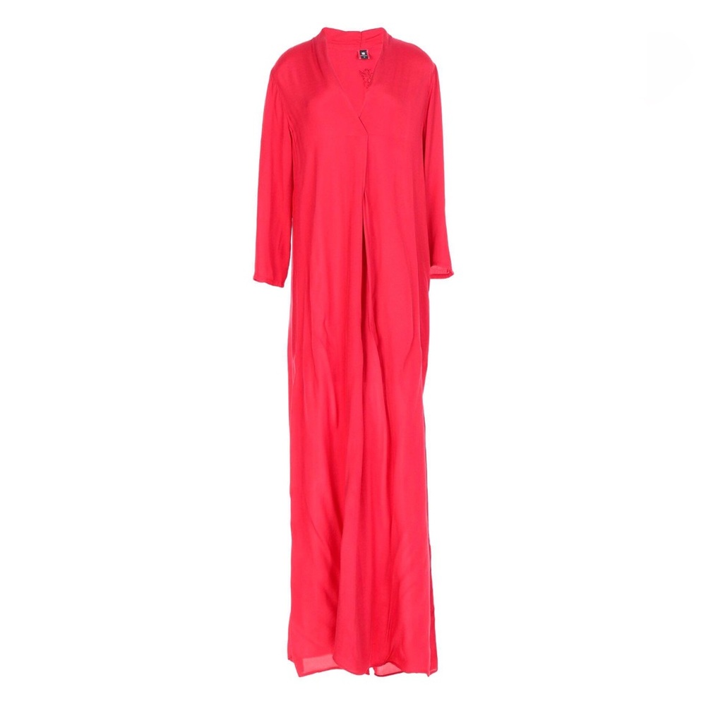 European Culture Elegant Red Maxi Summer Dress